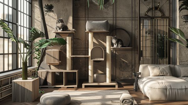 Arbre à chat design : élégance et confort pour votre félin