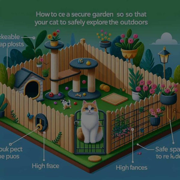 Comment créer un jardin sécurisé pour que votre chat puisse explorer l'extérieur sans risque ?