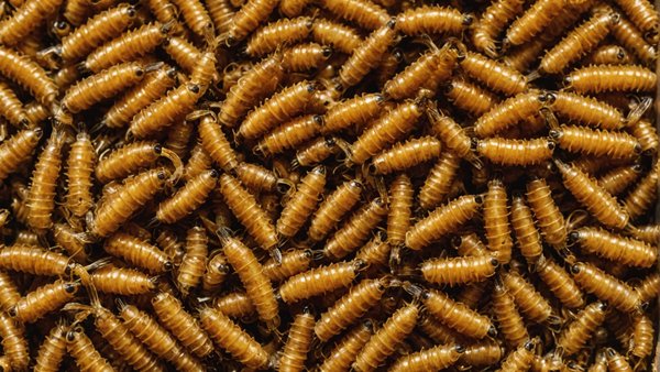 Vers de farine déshydratés : nutrition idéale pour vos animaux